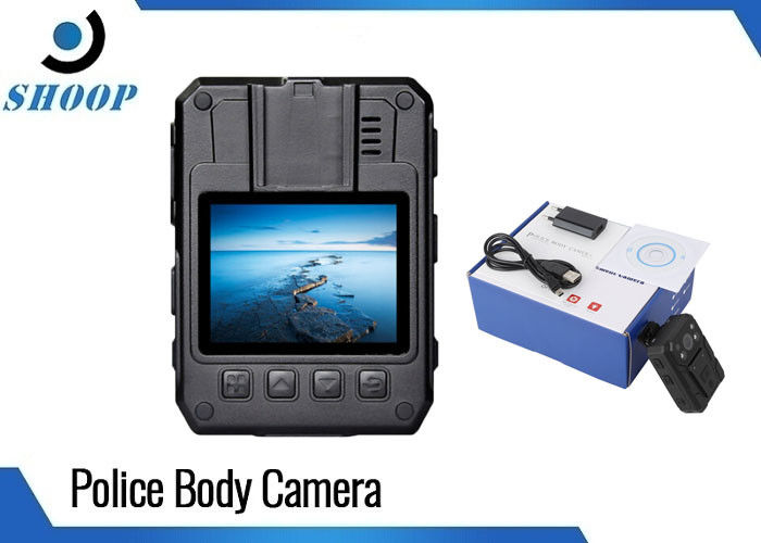 USB 2.0 1296P 4000mAh 5MP CMOS Nachtzicht Politie Lichaamscamera's Met GPS