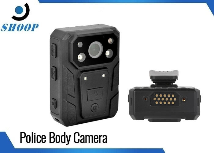 USB 2.0 1296P 4000mAh 5MP CMOS Nachtzicht Politie Lichaamscamera's Met GPS